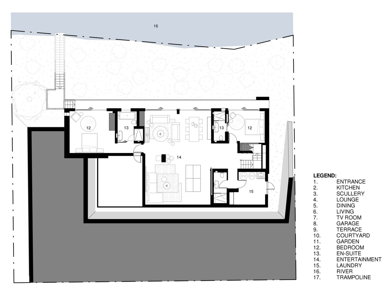 Restio River House 自然风格室内设计-25