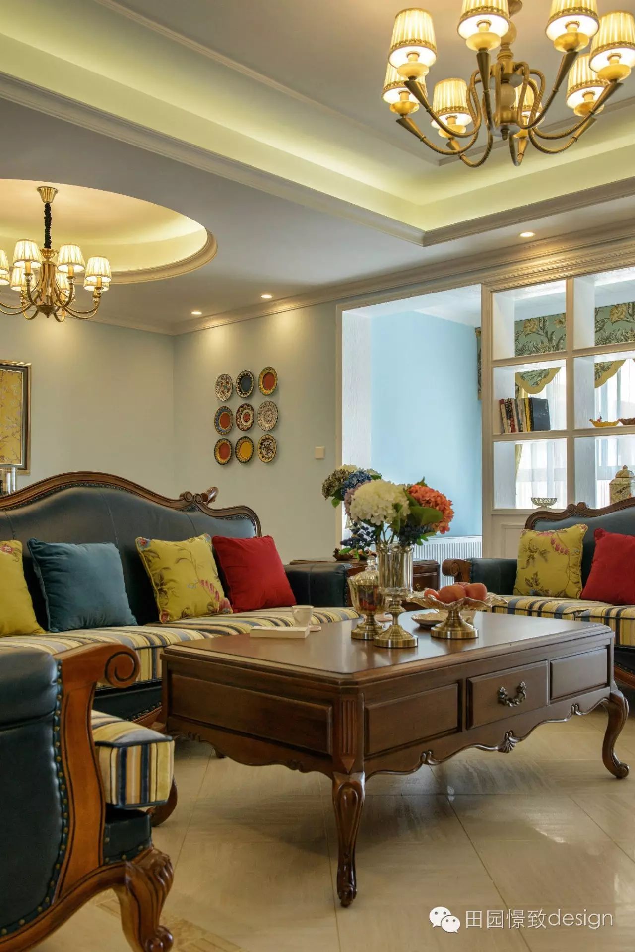 德阳棕榈美式混搭家居，温柔浪漫的空间艺术-31