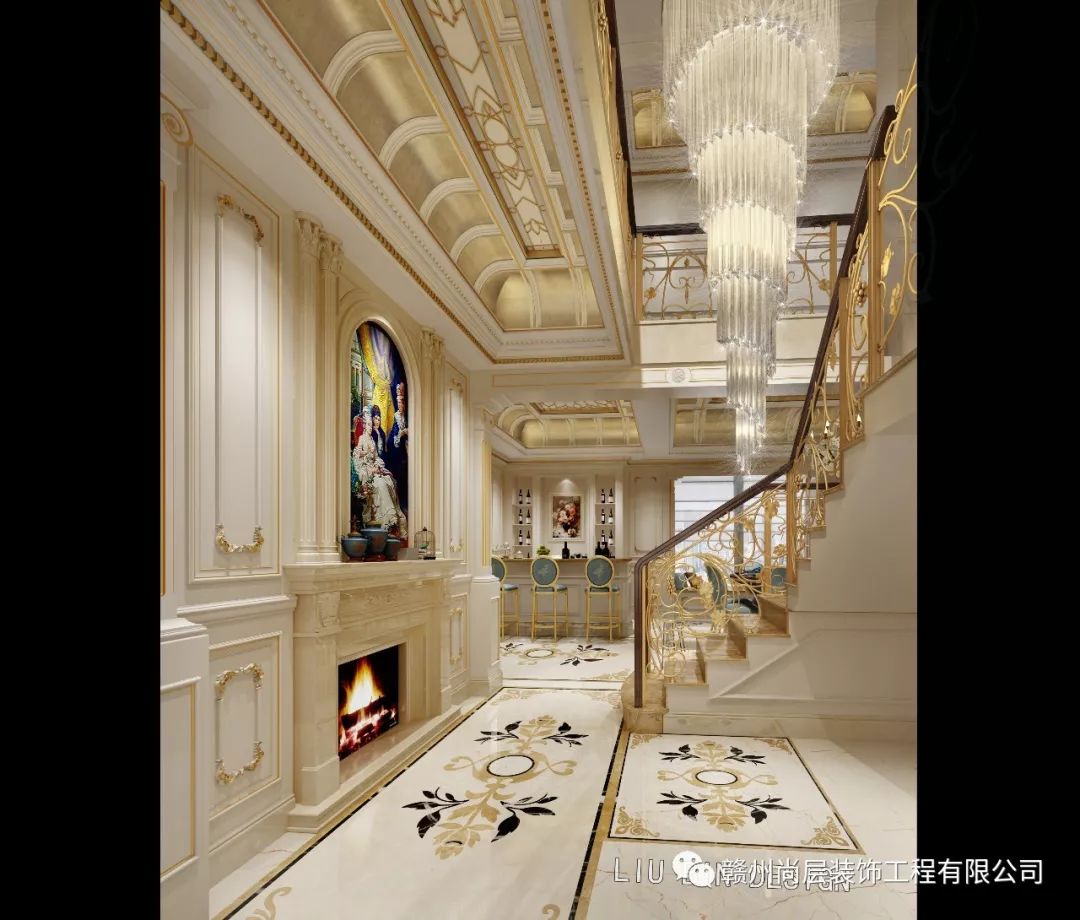 赣州世纪嘉园法式奢华墅居,尚层设计诠释低调华丽-17