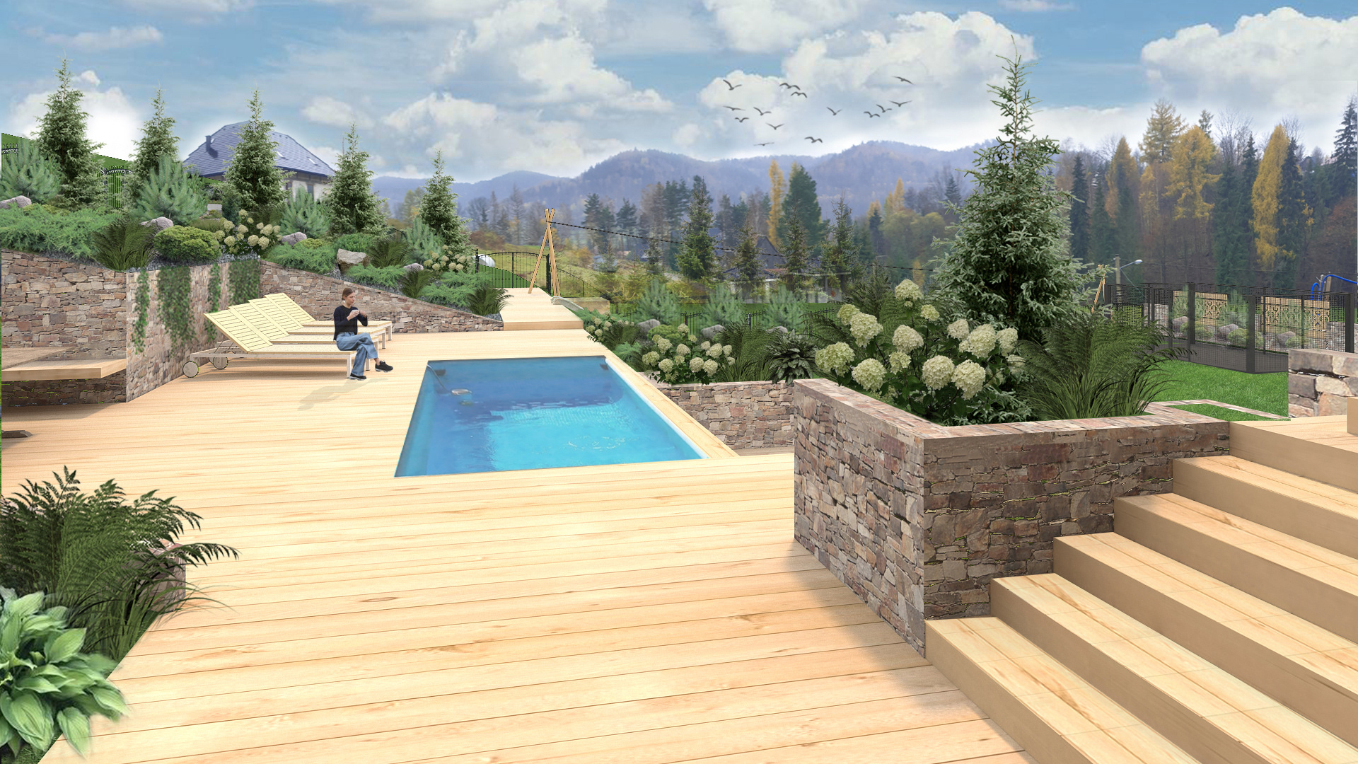 Private Garden On A Slope | Exterior Design-4