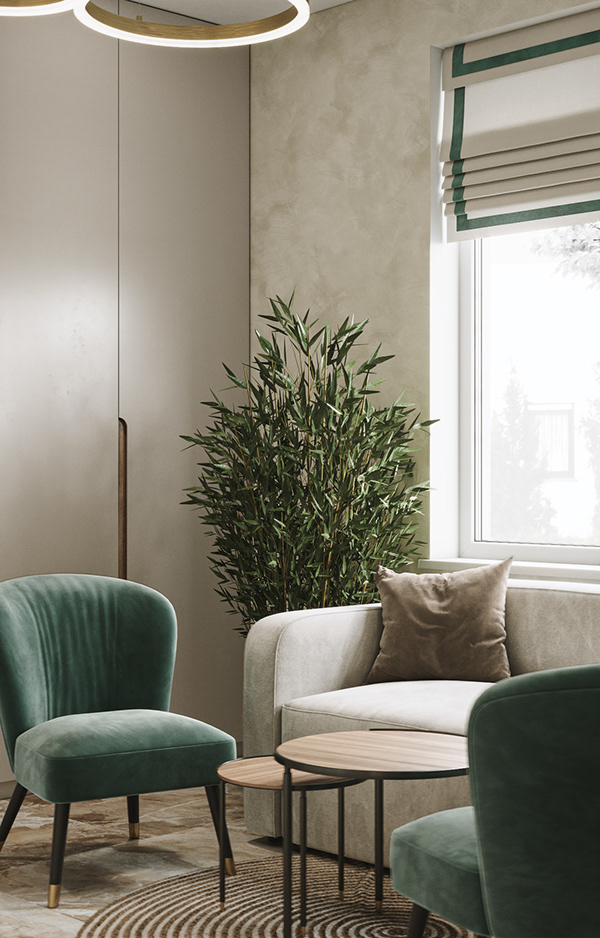 乌克兰 110㎡浅色系公寓设计-13