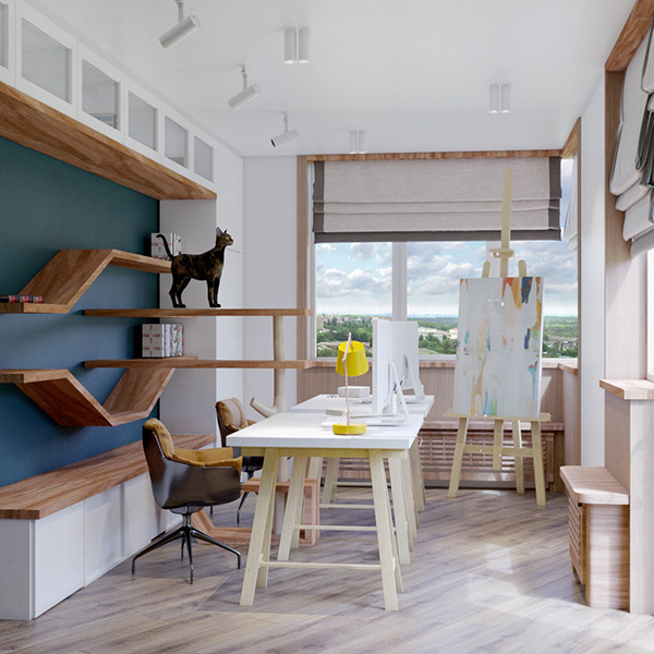 Apartment Interior for cat lovers-8