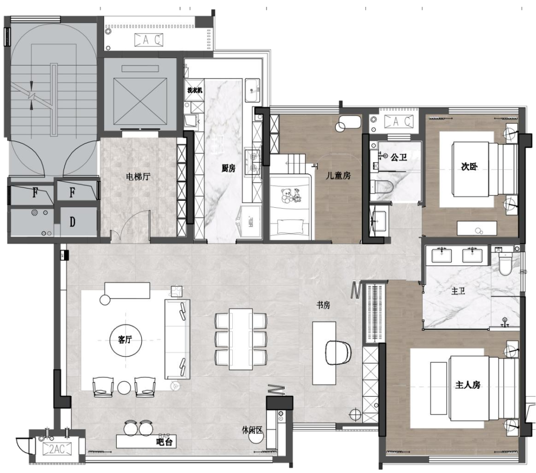 天安·江畔珑园丨中国重庆丨海力空间设计-70