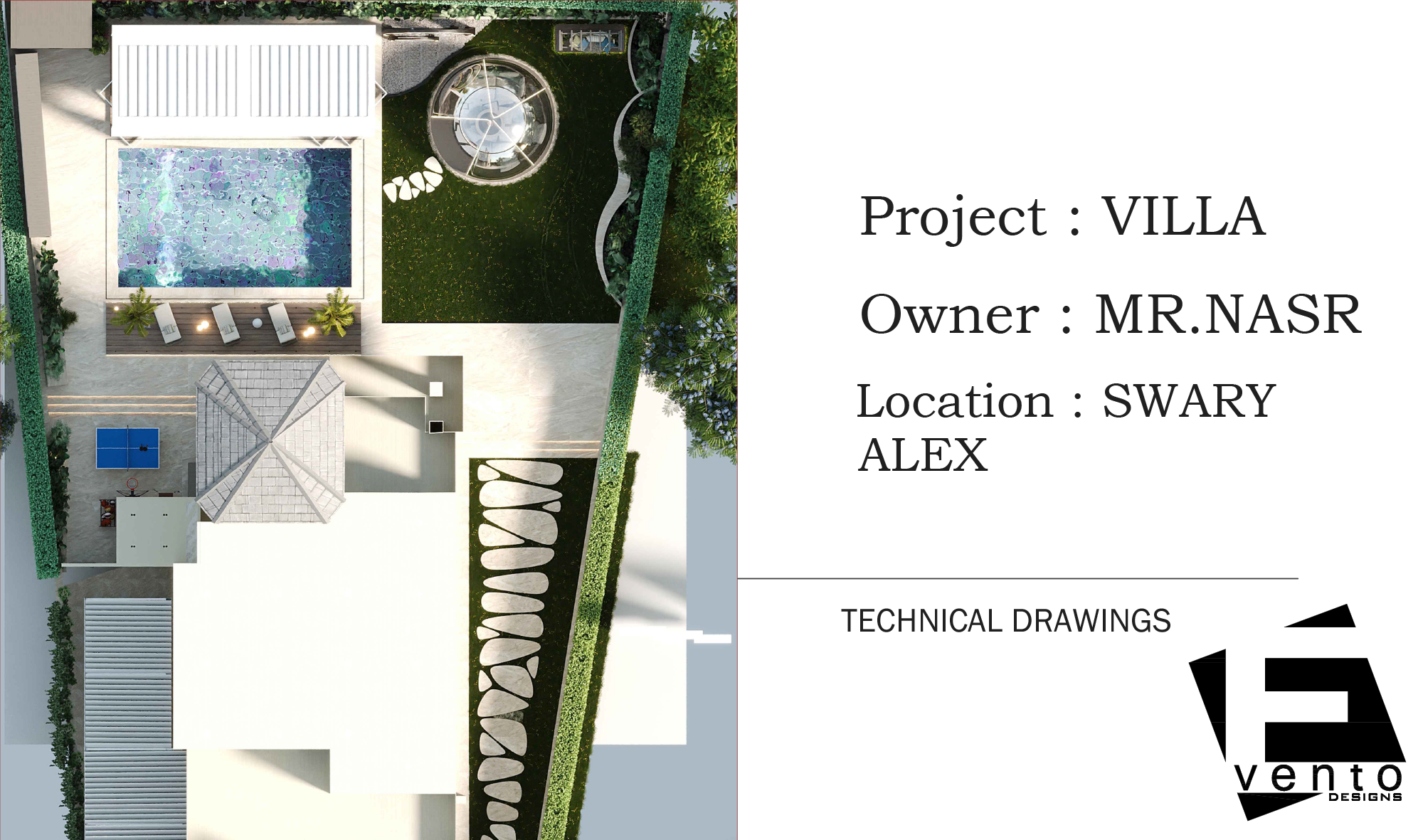 Technical landscape Villa Nasr-0