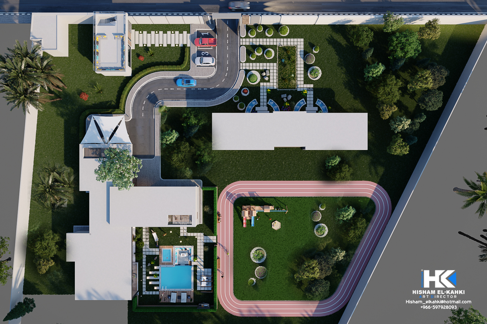 Exterior Modern Chalet With Rest Landscape Design-21