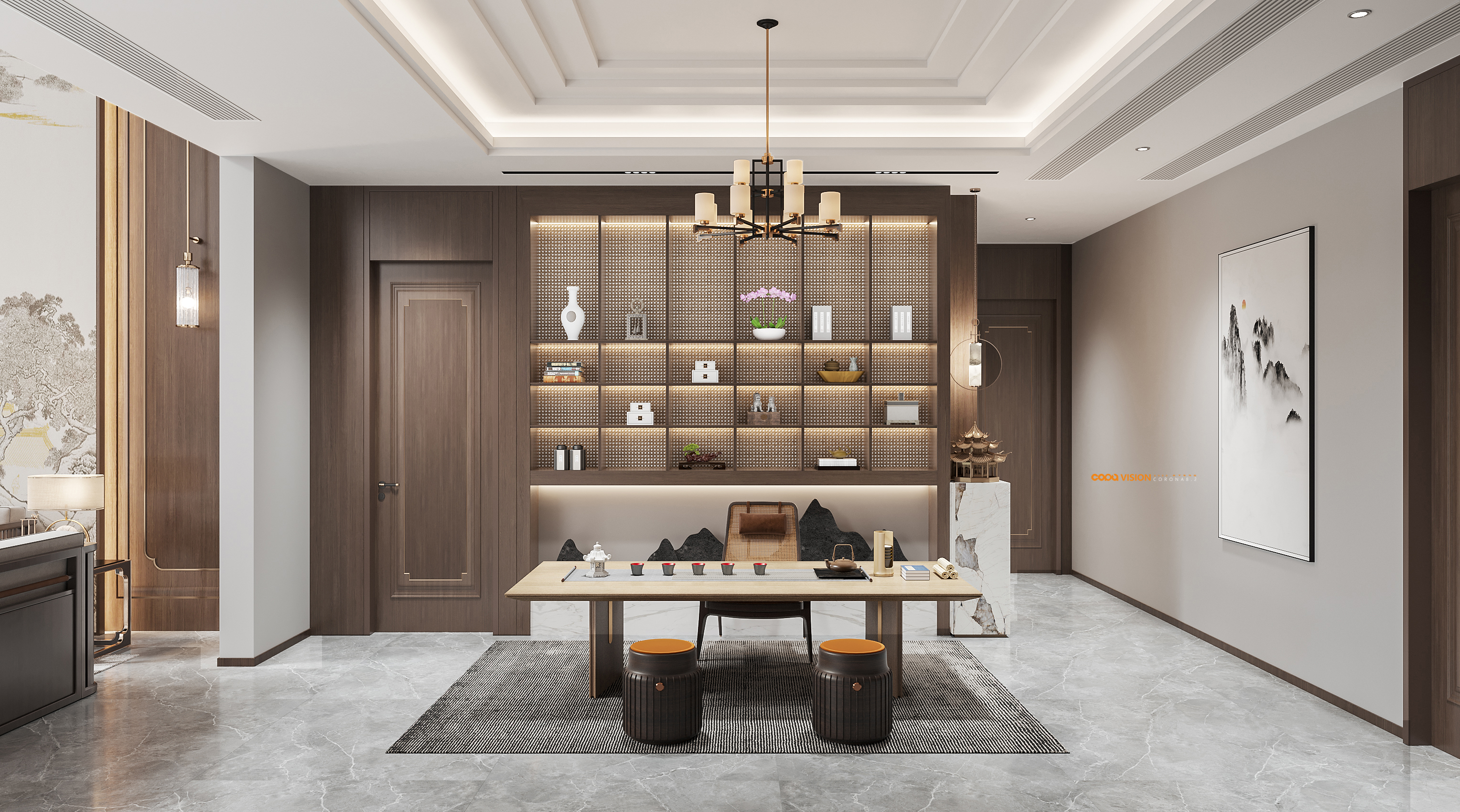 靠背视觉 2022 年中下旬家装效果图表现作品-74