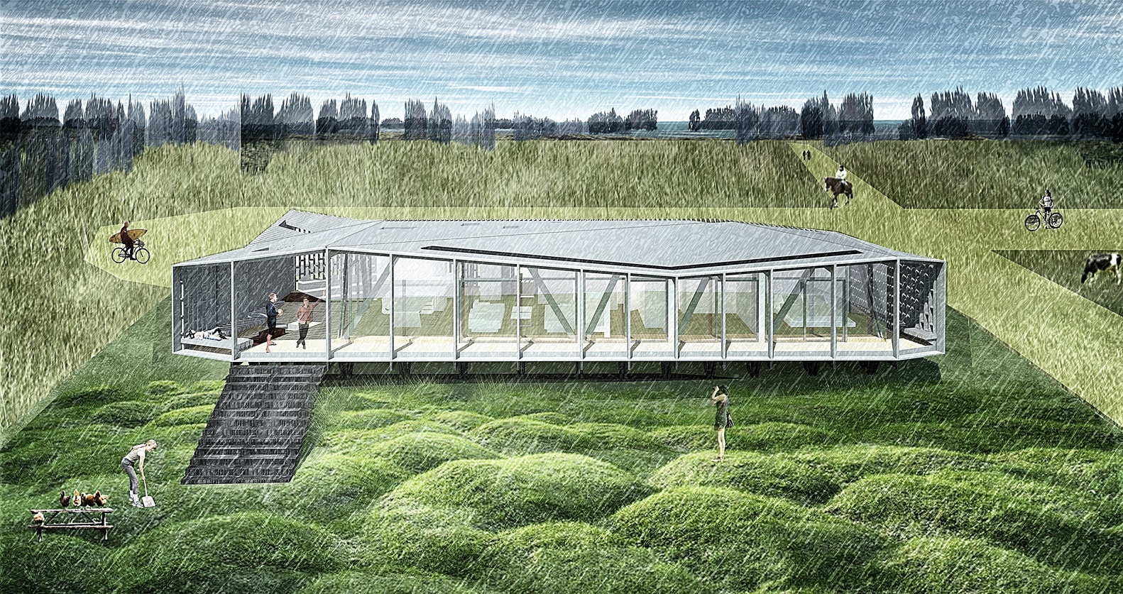 风之立方 · 智利 Pichilemu 海景别墅设计-71