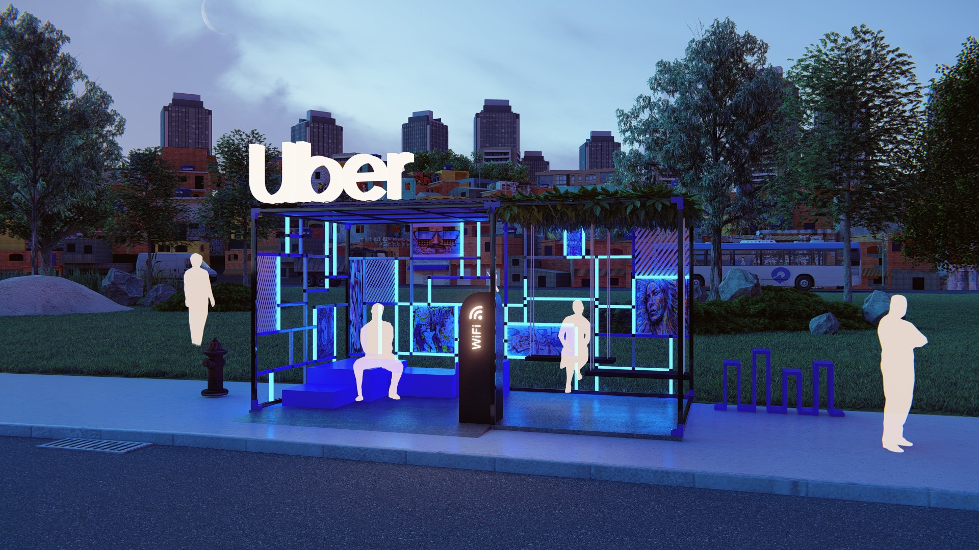 乌伯车站  圣保罗贫民窟丨巴西圣保罗丨Uber 和 InFavela-7