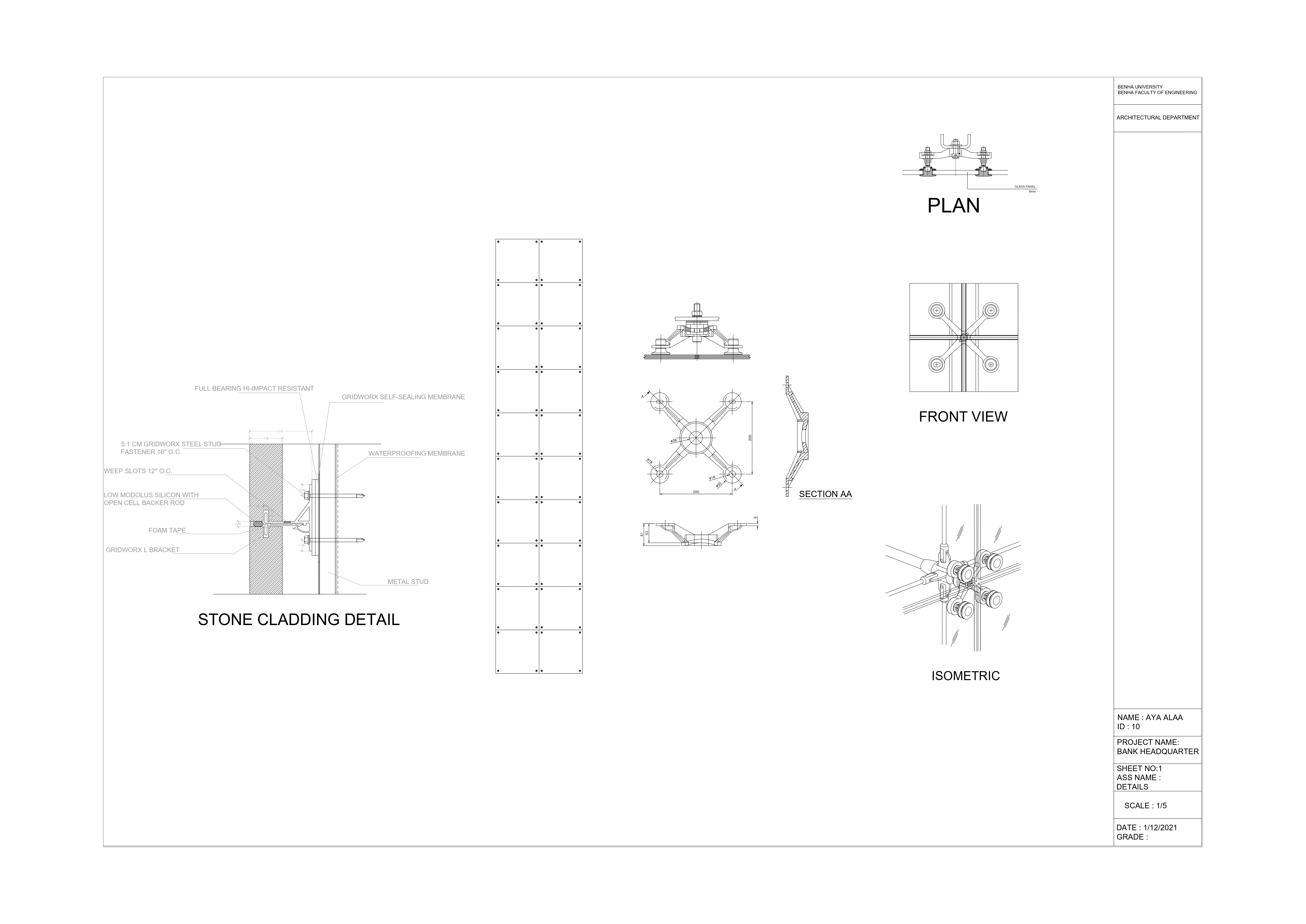 Bank Headquarter - working drawing-14