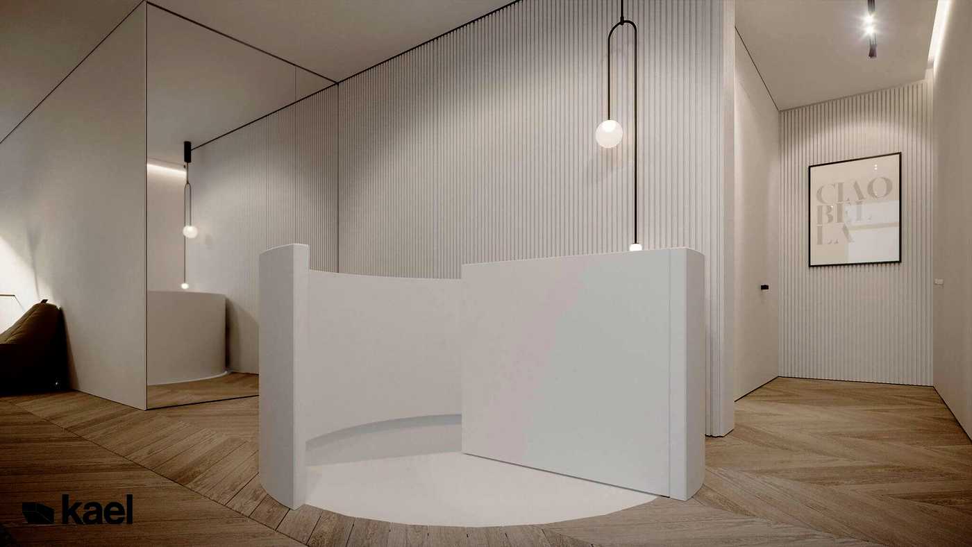 波兰华沙160平两层极简风公寓设计丨波兰KAEL工作室-67