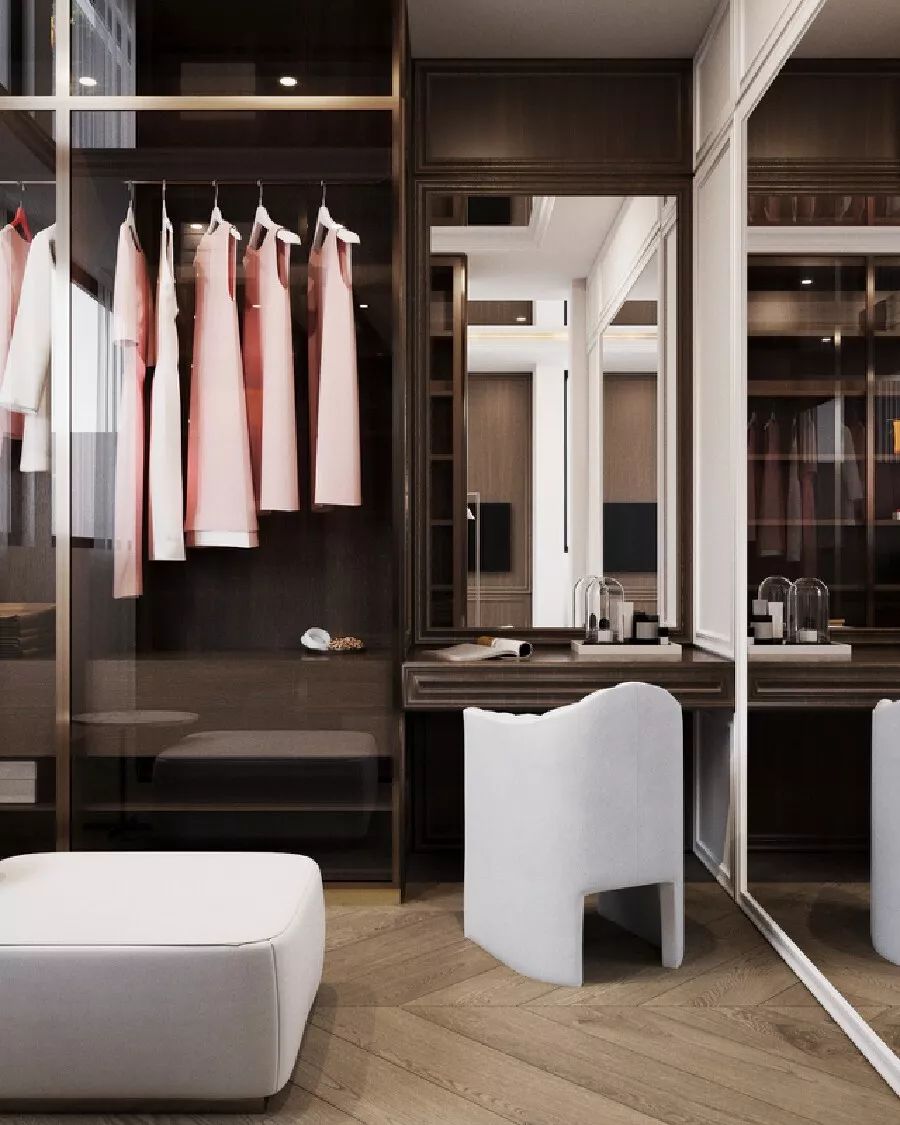 现代奢华住宅设计,精致多变、色泽温馨柔和-74