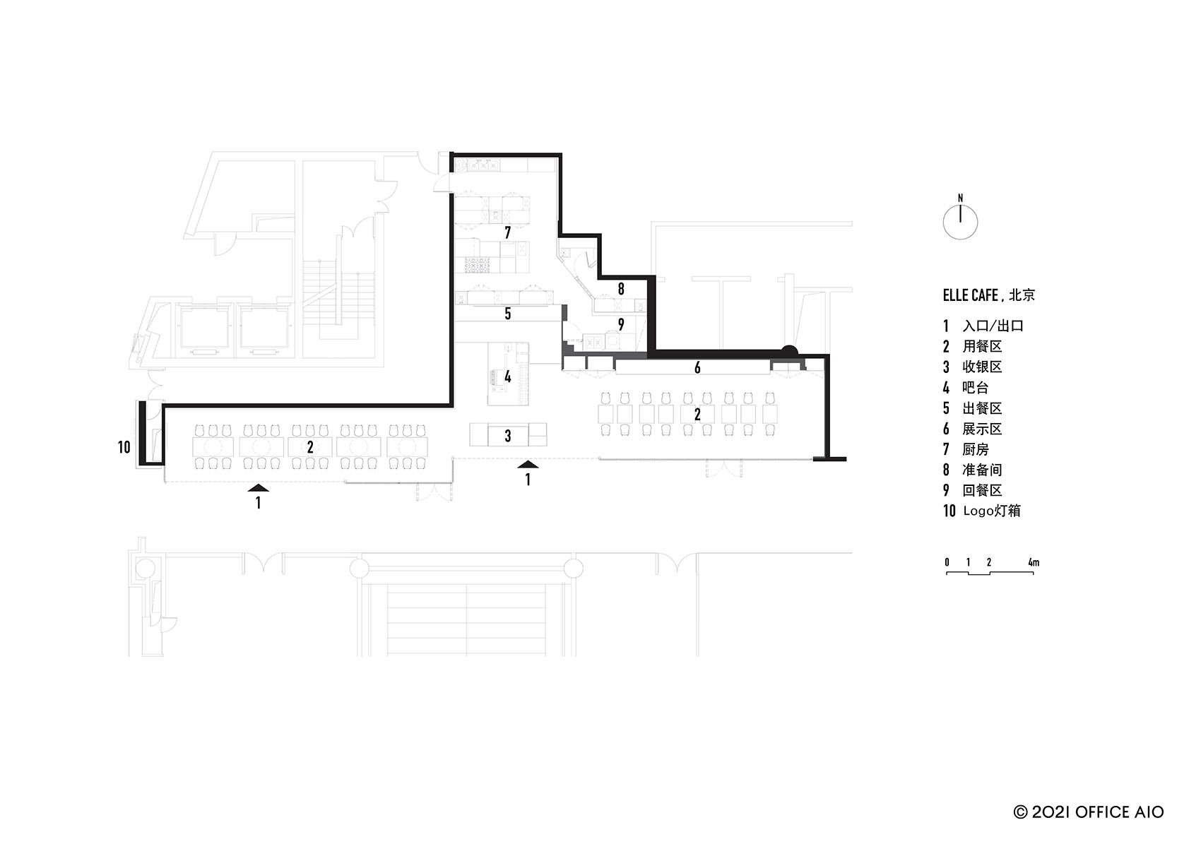 新时尚咖啡馆丨中国北京丨OFFICE AIO-49