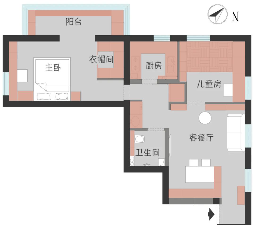 日式平层阳光满屋设计丨JORYA 玖雅-8