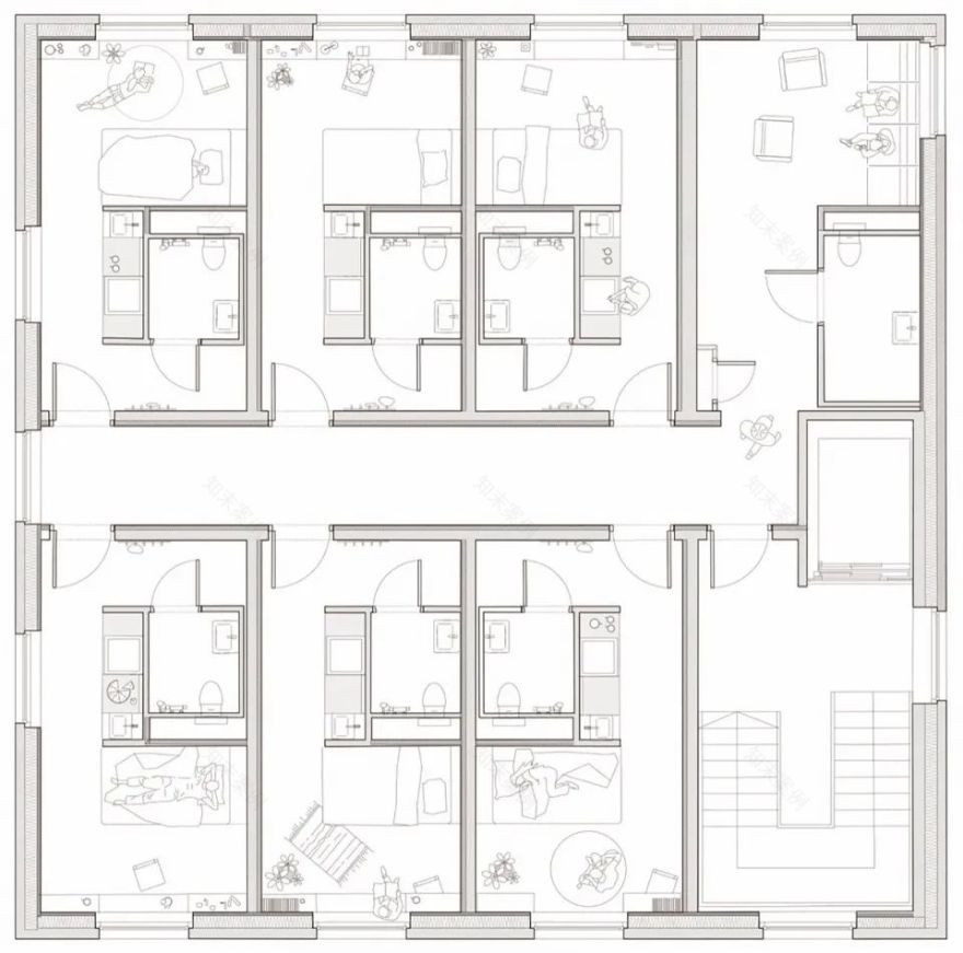 Kallerud学生公寓:模块化木结构住宅-125