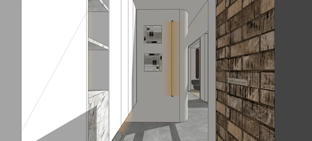 轻侘寂美学 · 重庆公园大道140平米三室一厅设计案例丨中国重庆丨空一筑造-30