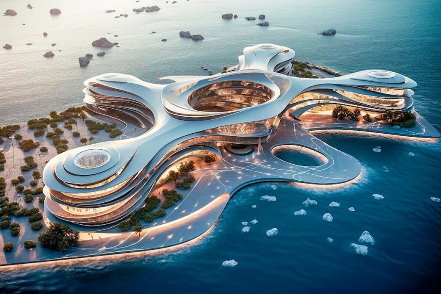 新加坡“波浪之美”未来几何空间丨梅罗里亚建筑师-1