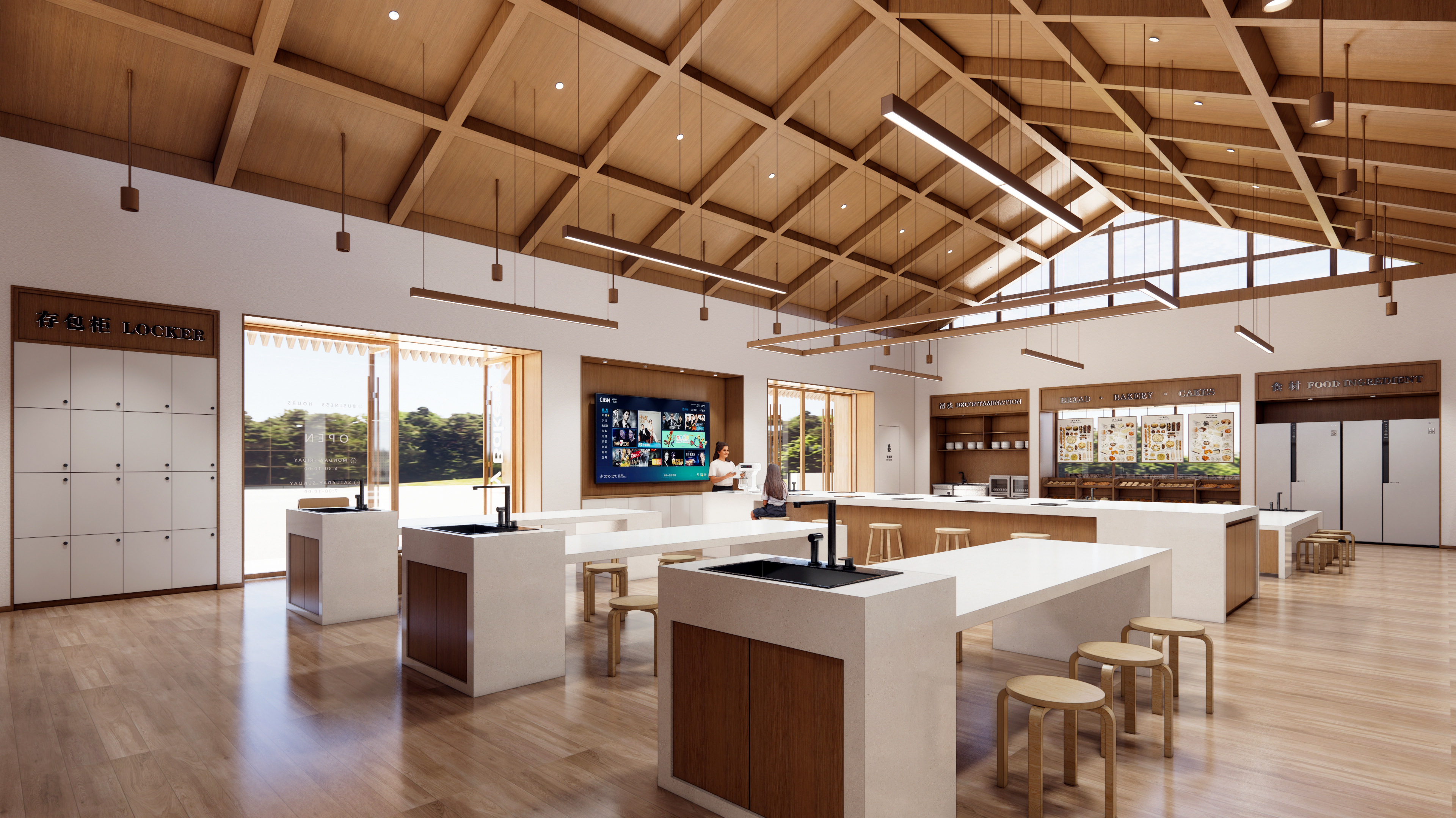 咖啡店 / 亲子空间·咖啡&烘焙工坊空间设计-8