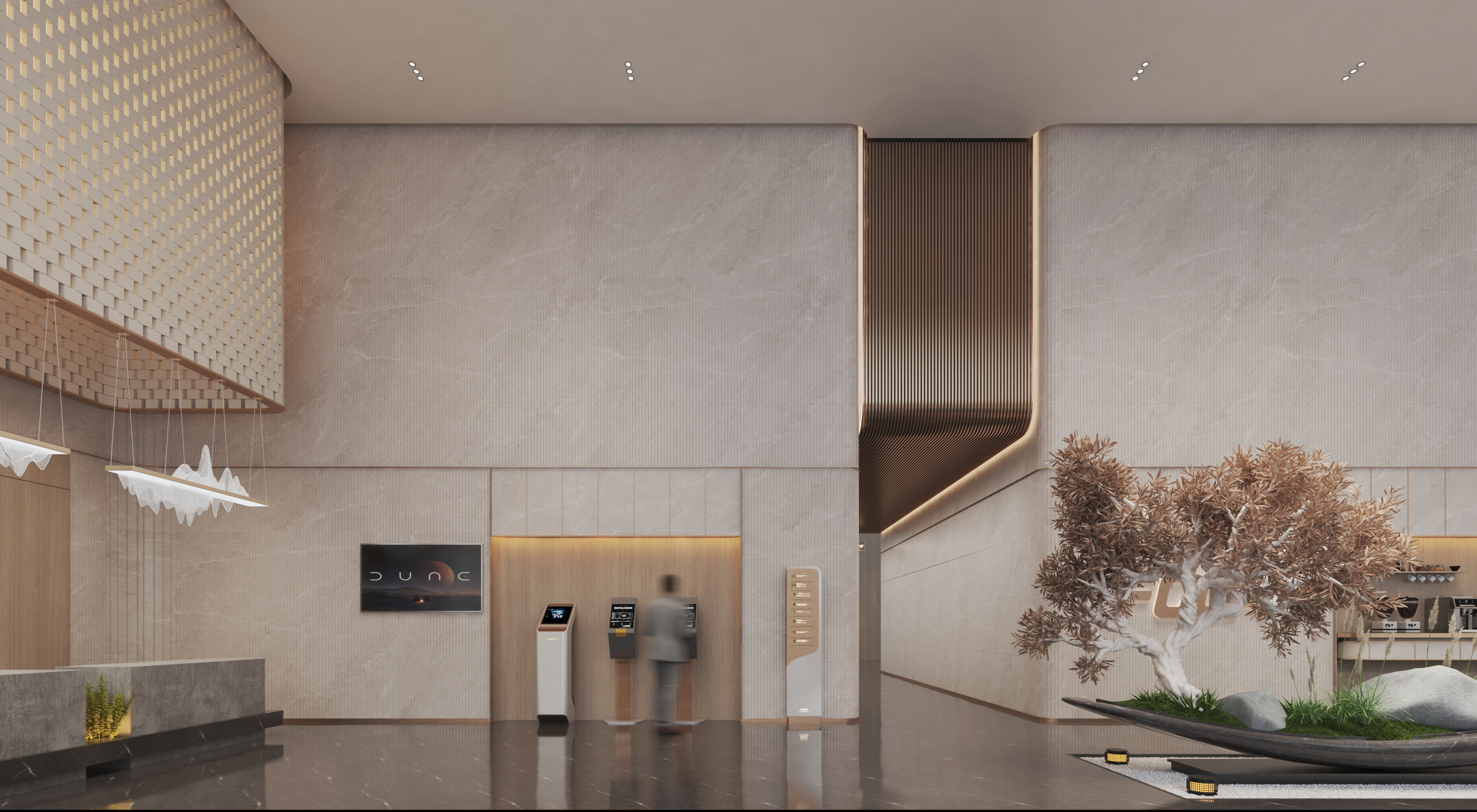 一个写字楼大厅设计-2