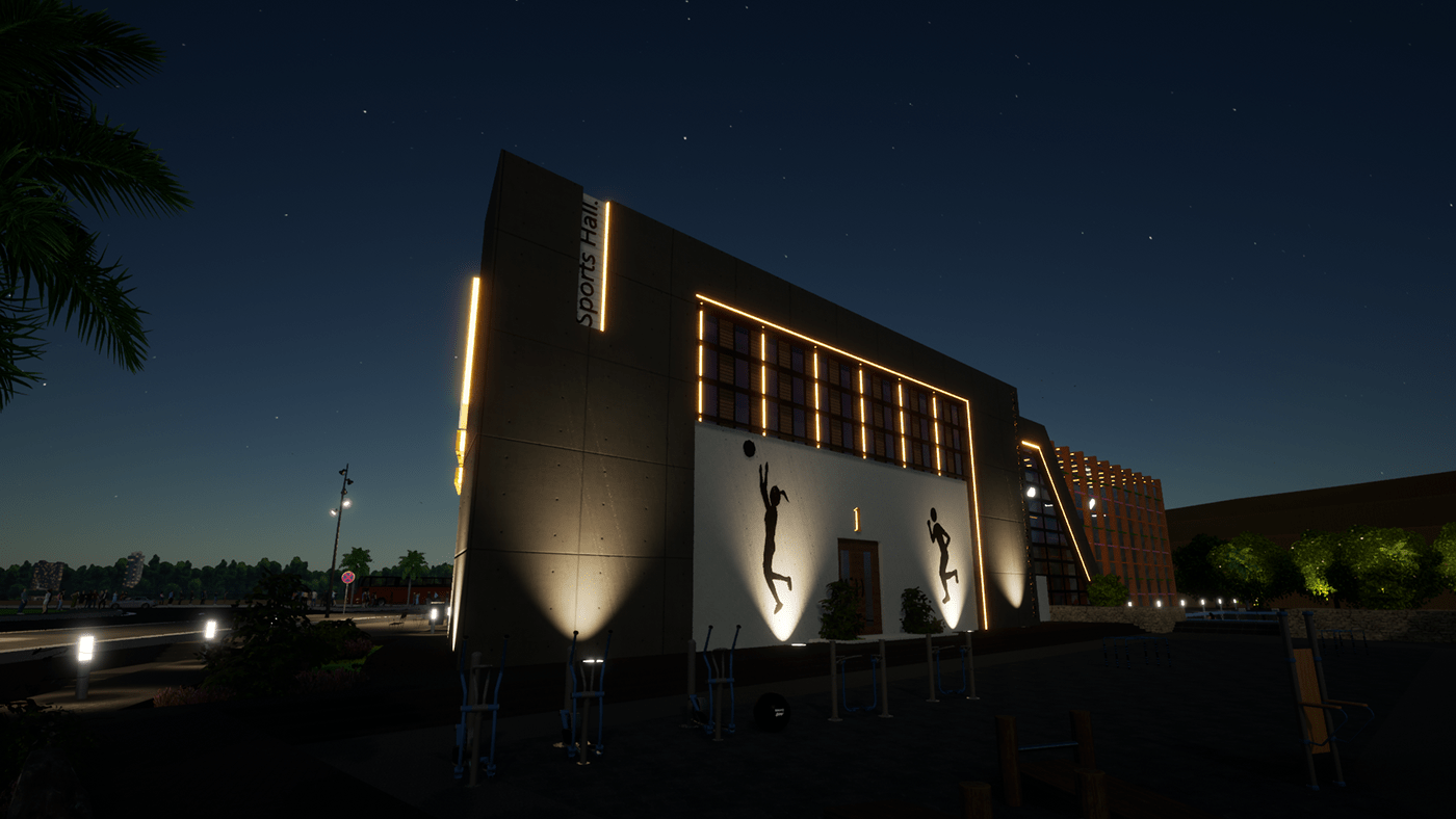 Anastasiya Gushchina丨教育建筑丨2021_Brighton Int. School_bld.2 _NEWGIZA-2