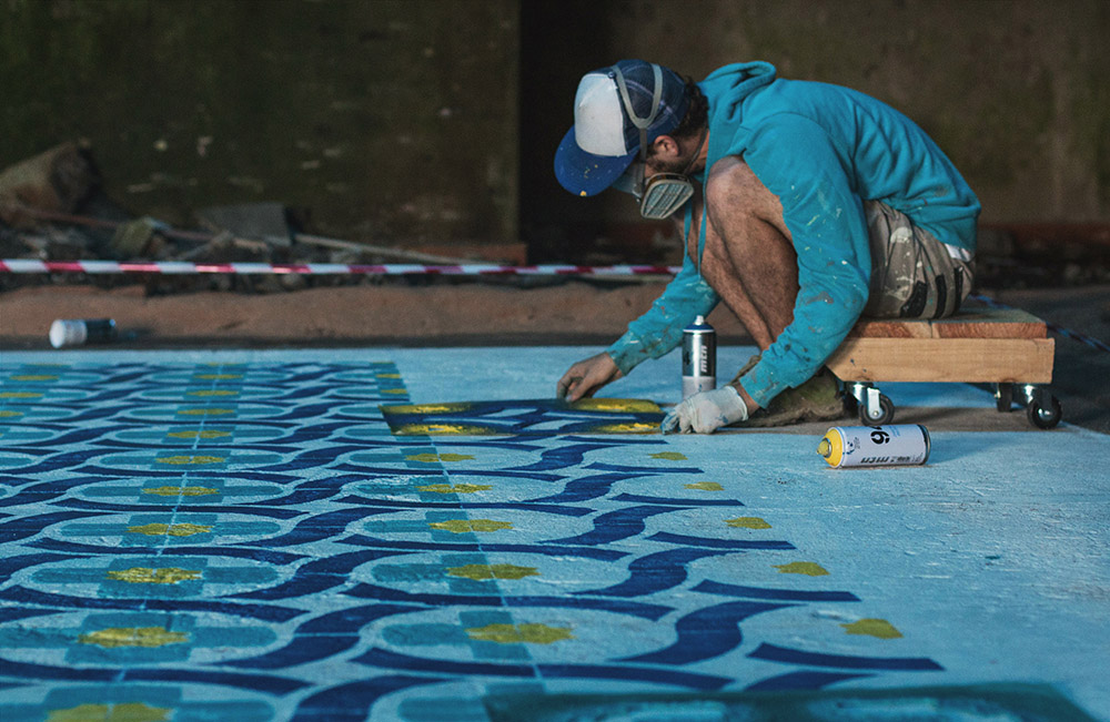 西班牙艺术家的地面彩绘 / Javier de Riba-37