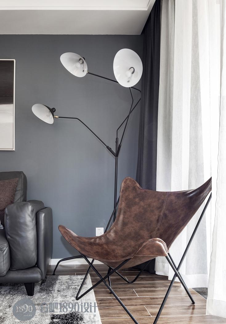 1890 平层设计 | 简约都市风，优化空间采光与互动-10