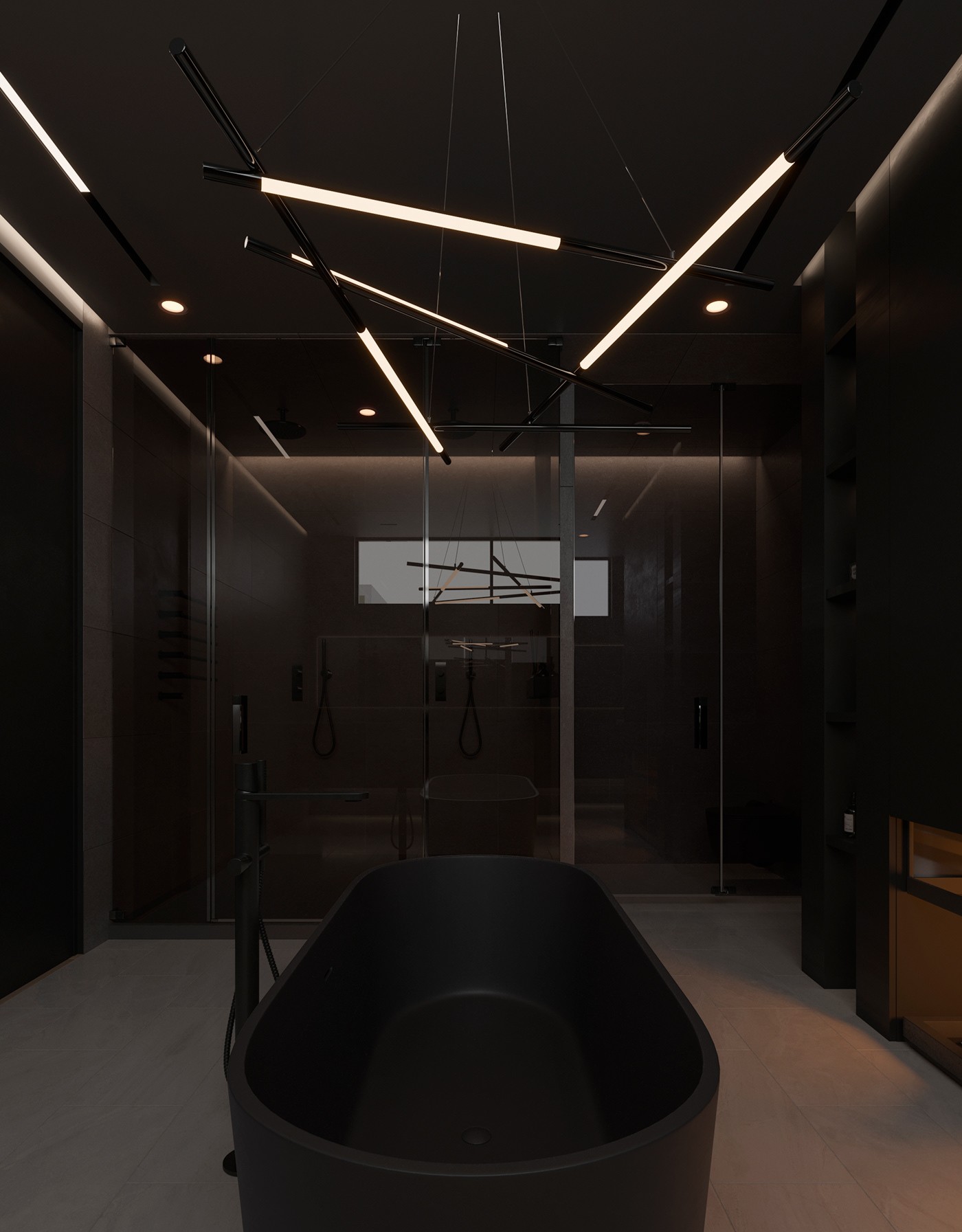 现代原木黑灰空间设计  高级有格调！-11