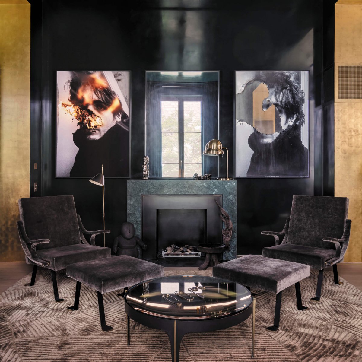 巴黎某住宅室内设计丨法国巴黎丨Pierre Yovanovitch-6