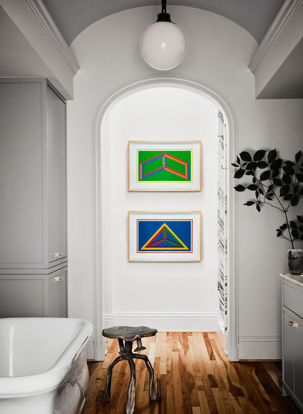 令人惊叹的达拉斯住宅，具有经典特色和大胆艺术风格-16