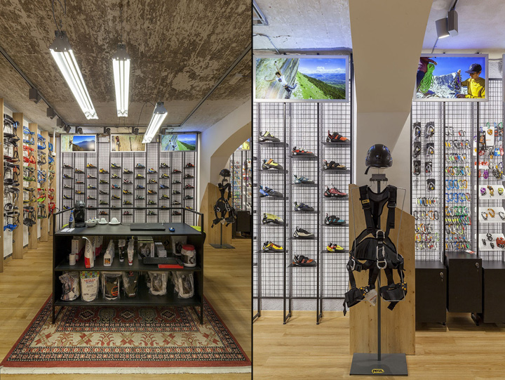 波兰 Poznan 地下攀岩装备店设计-3