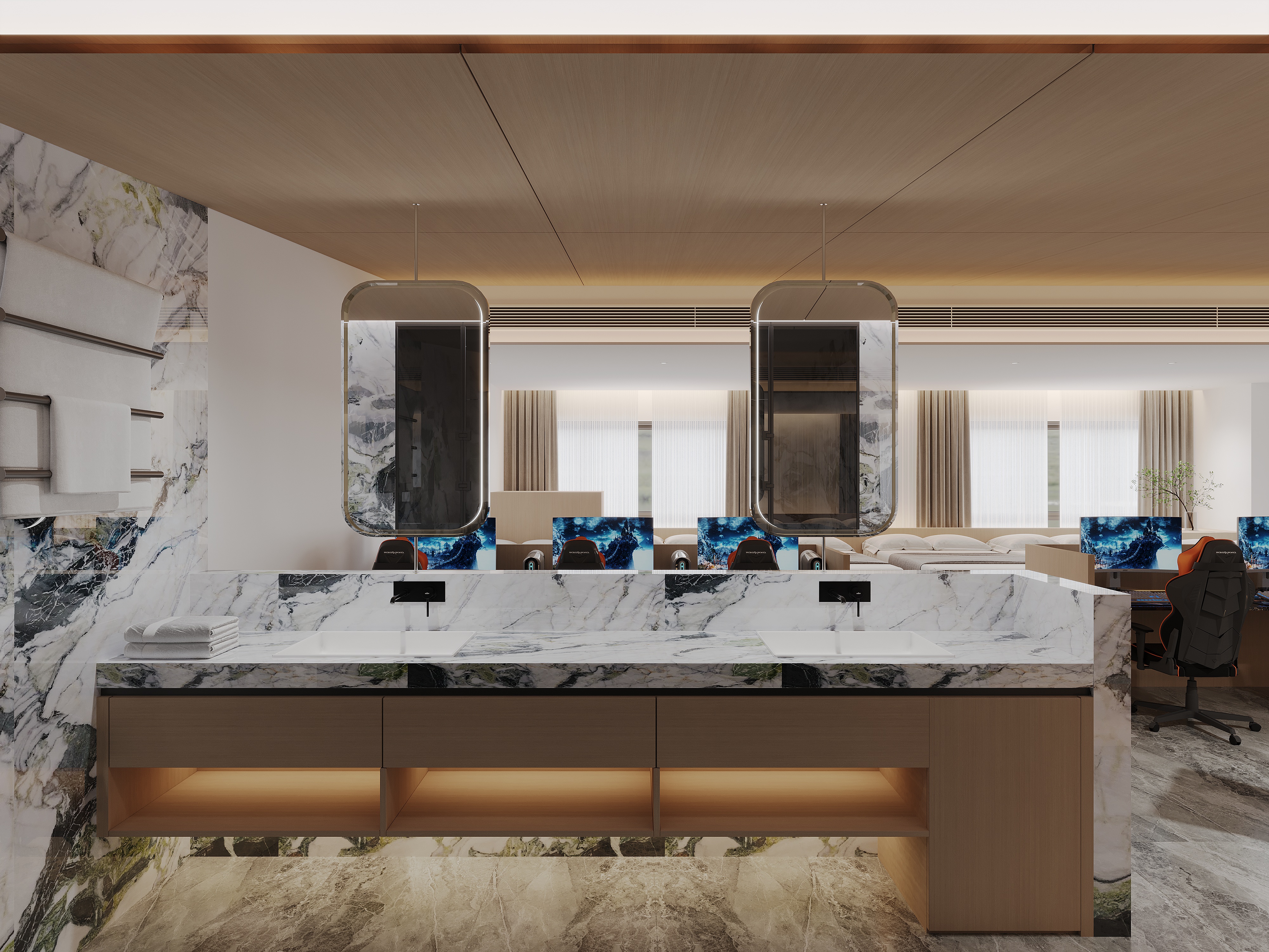 电竞酒店方案渲染-5