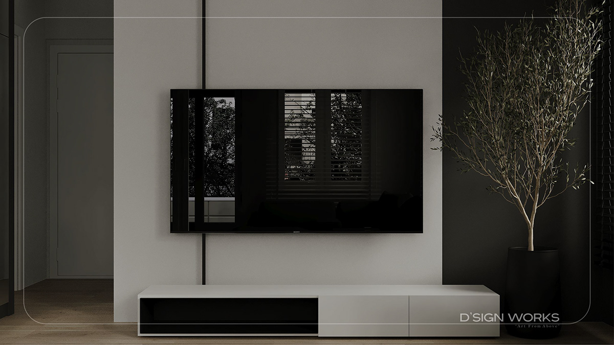 现代简约 绿色点缀空间设计！-3