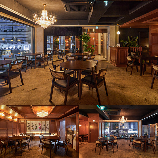 复古风 34 平小餐馆，精致美食空间-1