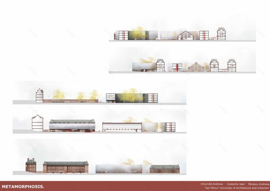 “Crown Barracks”从军事营房到大学校园改造丨比利时-83