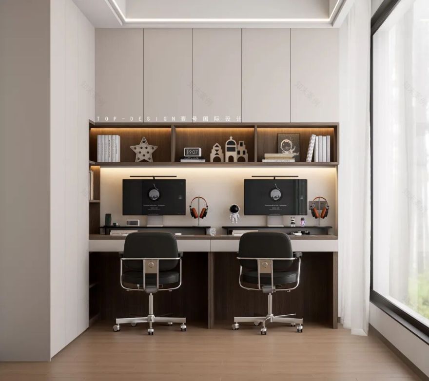 半盏茶香,一方庭院 · 把“山水画”搬进家丨壹号国际设计-24