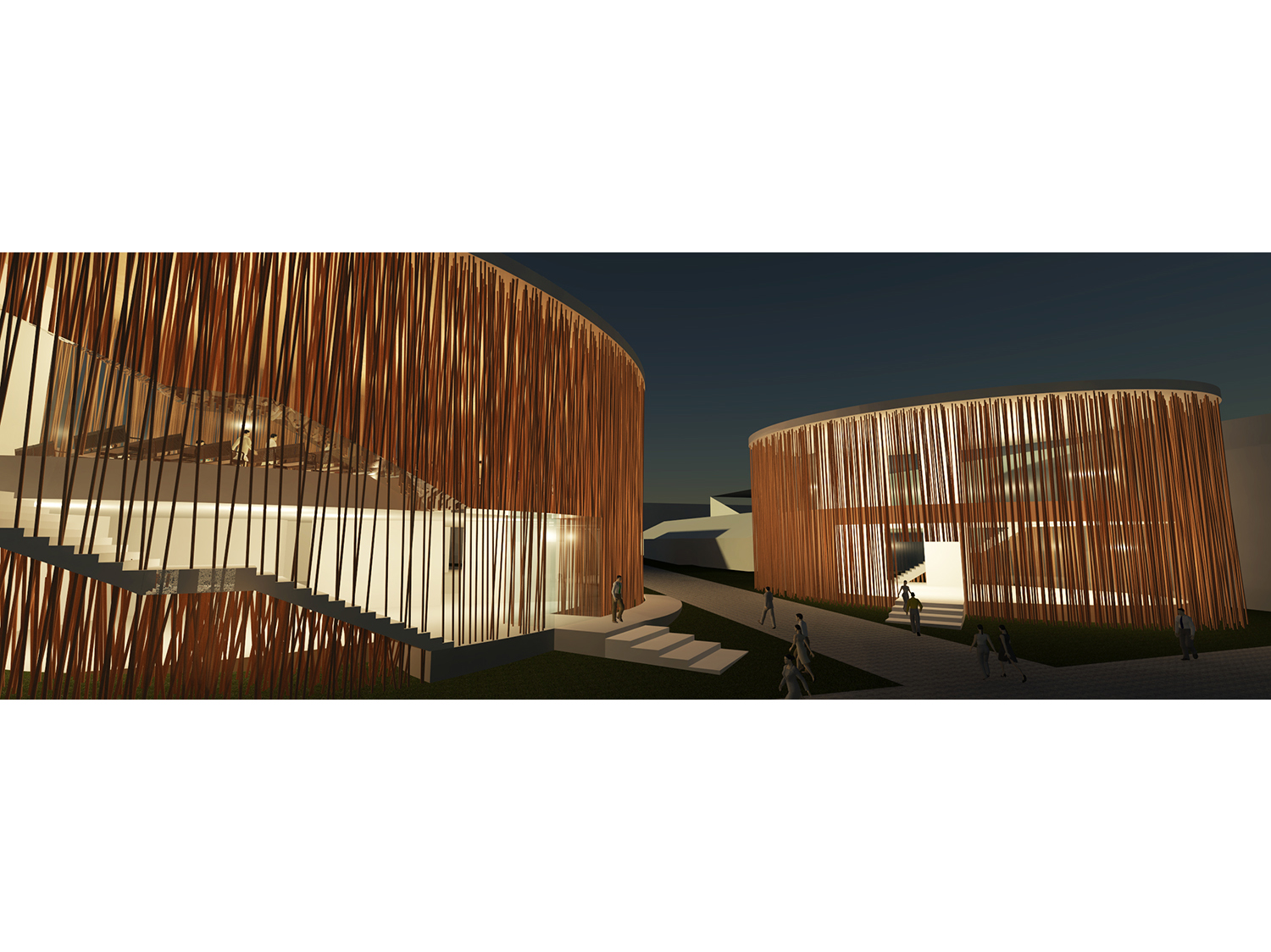 京都静谧森林中的教堂与交流中心-12