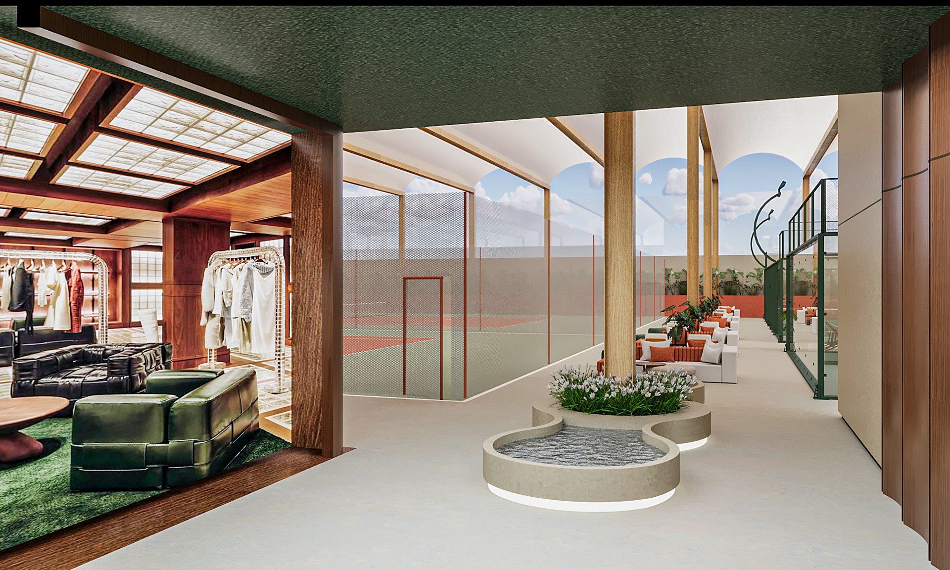 Padel, Tennis and Pickleball Court-19