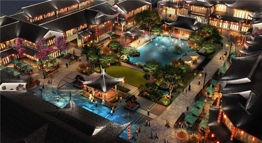 北海高德滨海文旅综合体项目灯光设计丨华建集团建筑装饰环境设计研究院-6