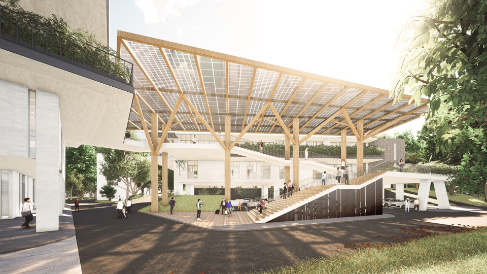 光電森林,台電訓練所所本部綜合大樓競圖提案丨陳章安建築師事務所-41