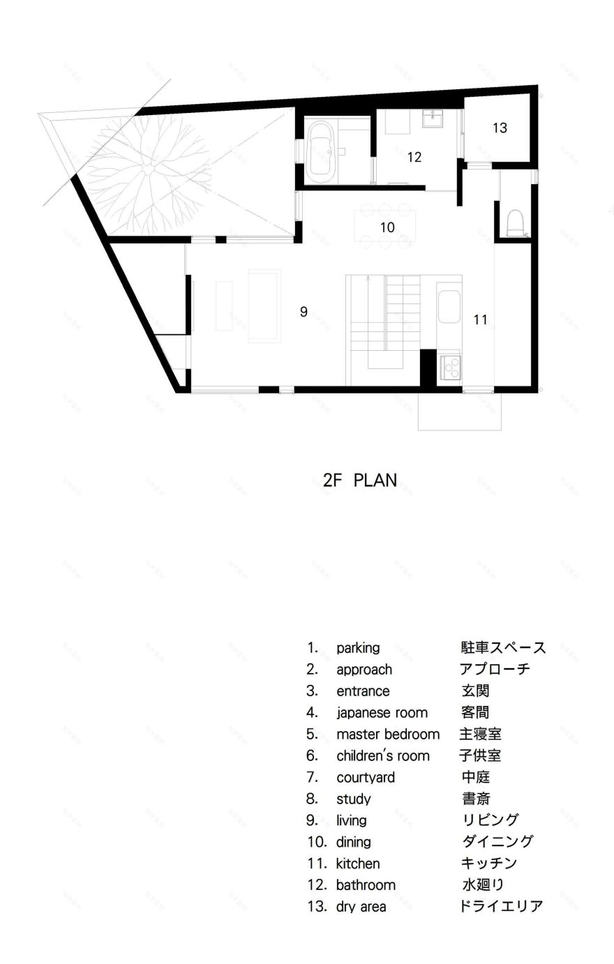 日本 OJI House,融入环境的私人住宅-41
