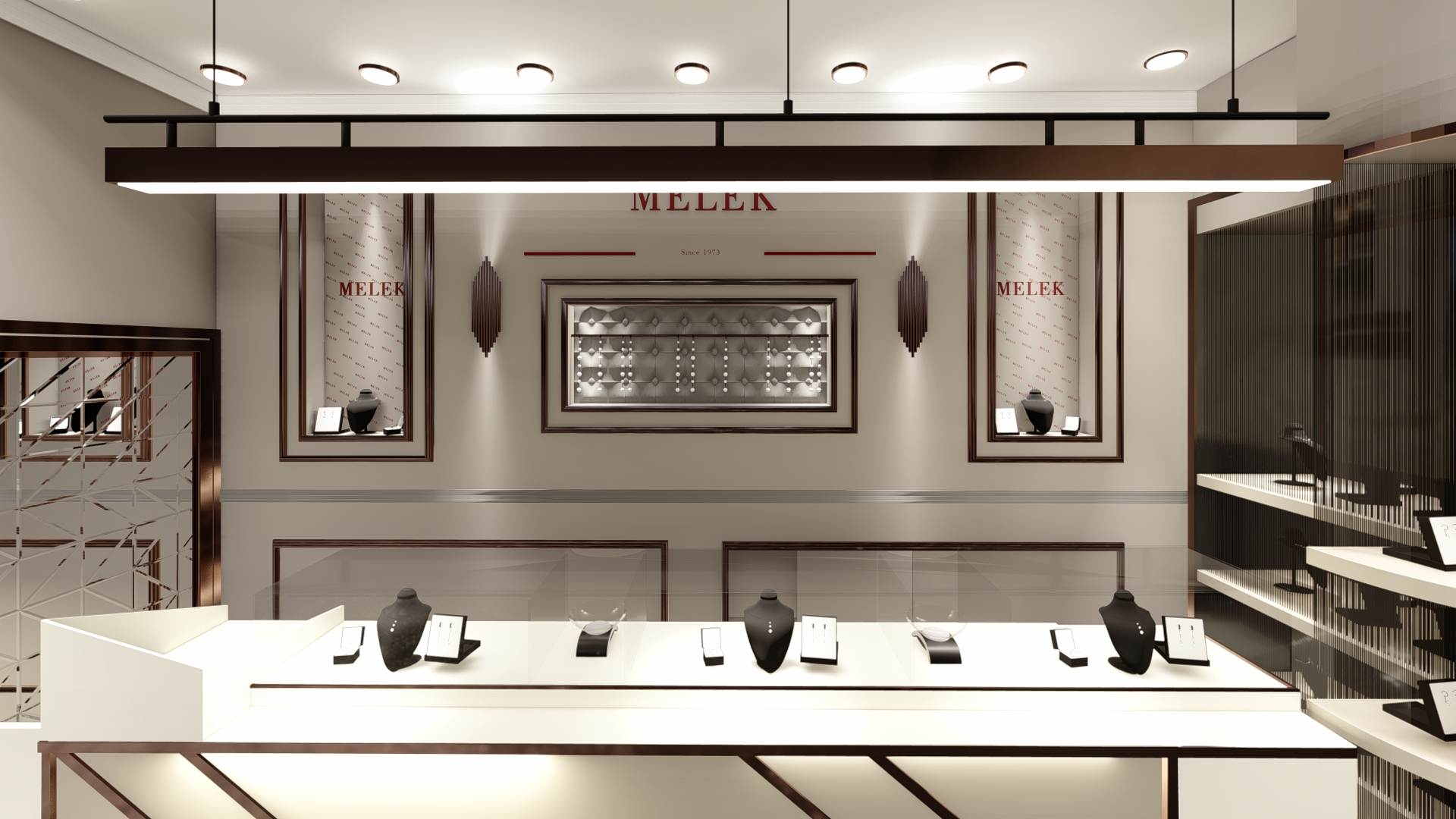 Melek Gold Jewelry Store Design-4