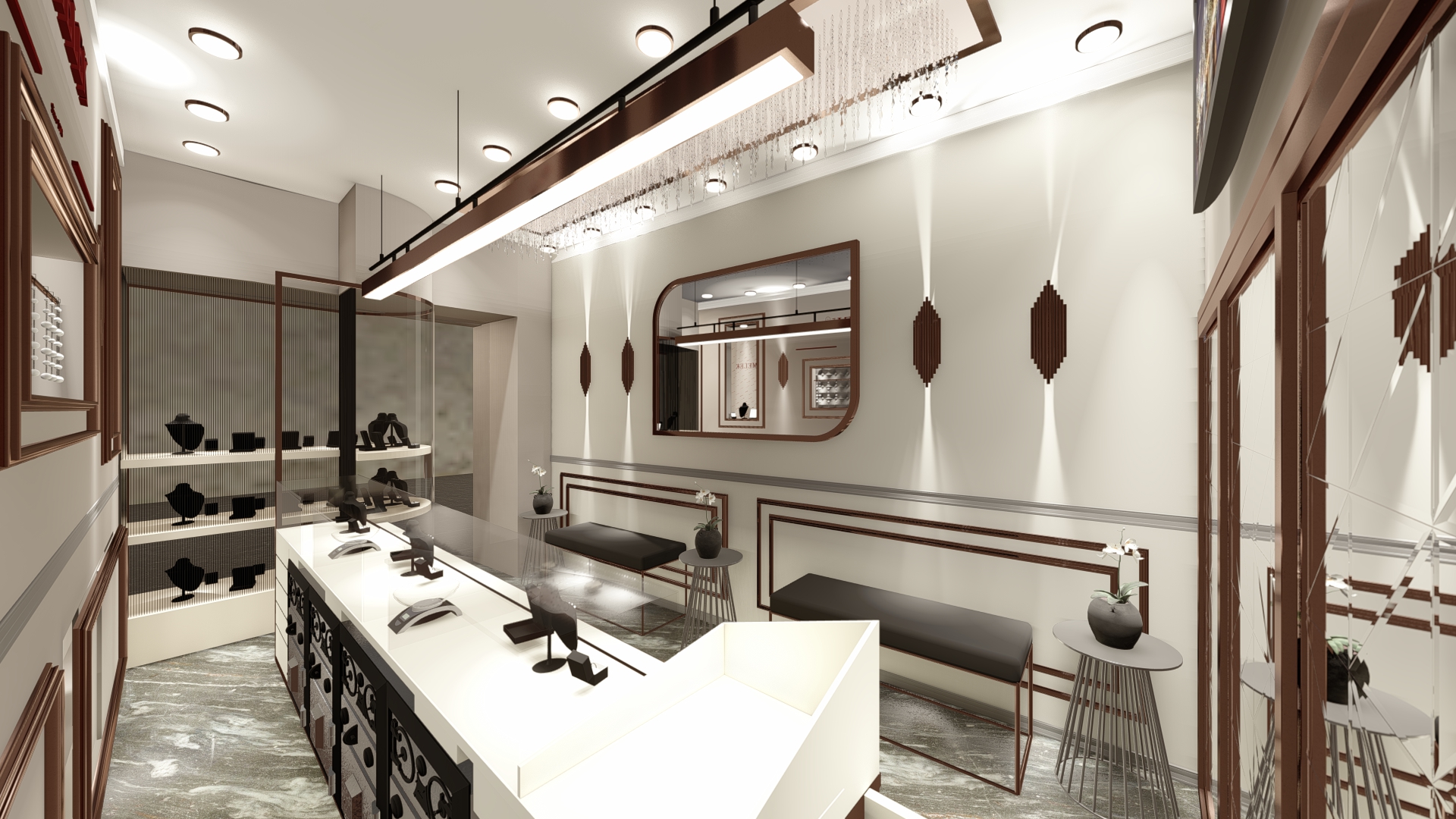 Melek Gold Jewelry Store Design-6