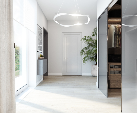 带全景窗的郊区别墅一层室内设计丨俄罗斯萨马拉-25