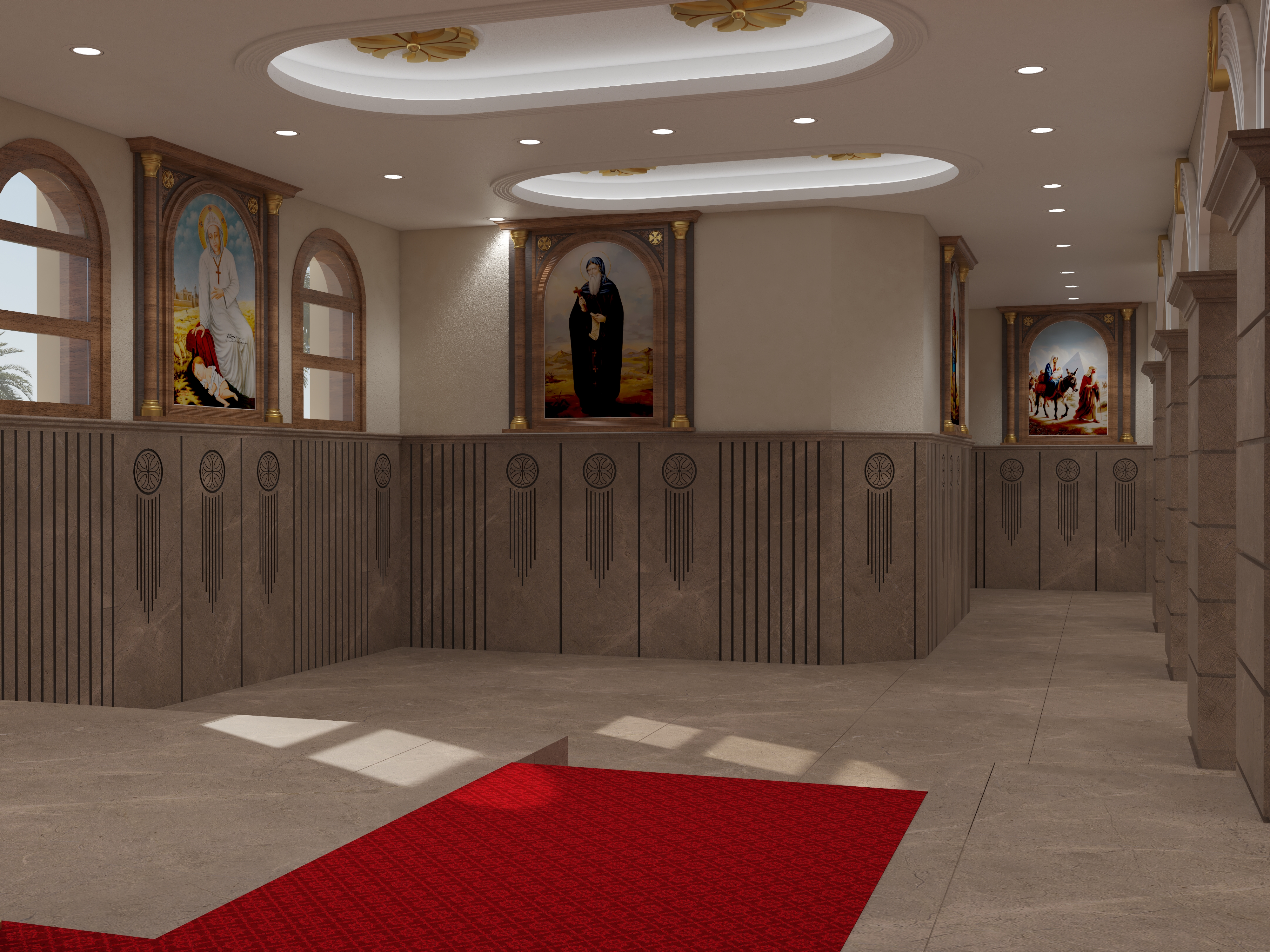 Church of the Holy Cross interior design-20