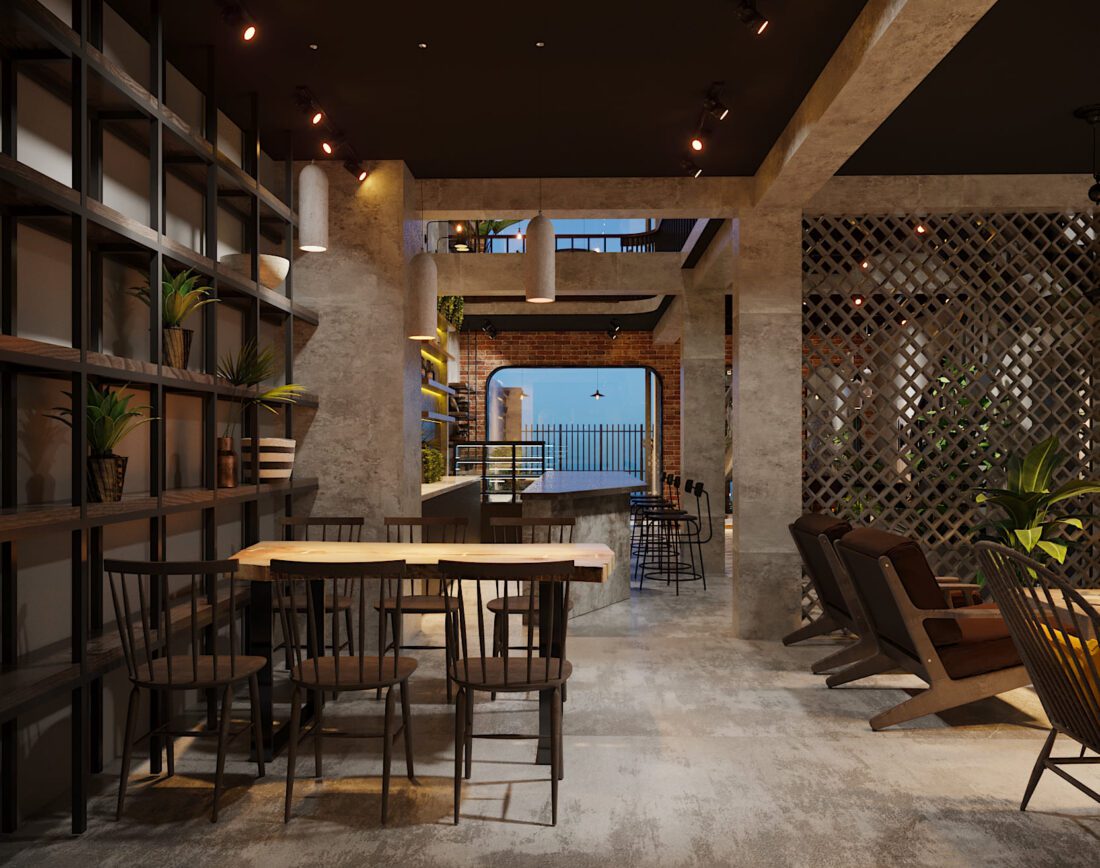 3D 模型室内咖啡 53 场景文件 3dsma·丨LeDacTung-3