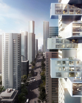 温哥华 1500 西佐治亚摩天楼丨加拿大温哥华丨奥雷·舍人建筑事务所