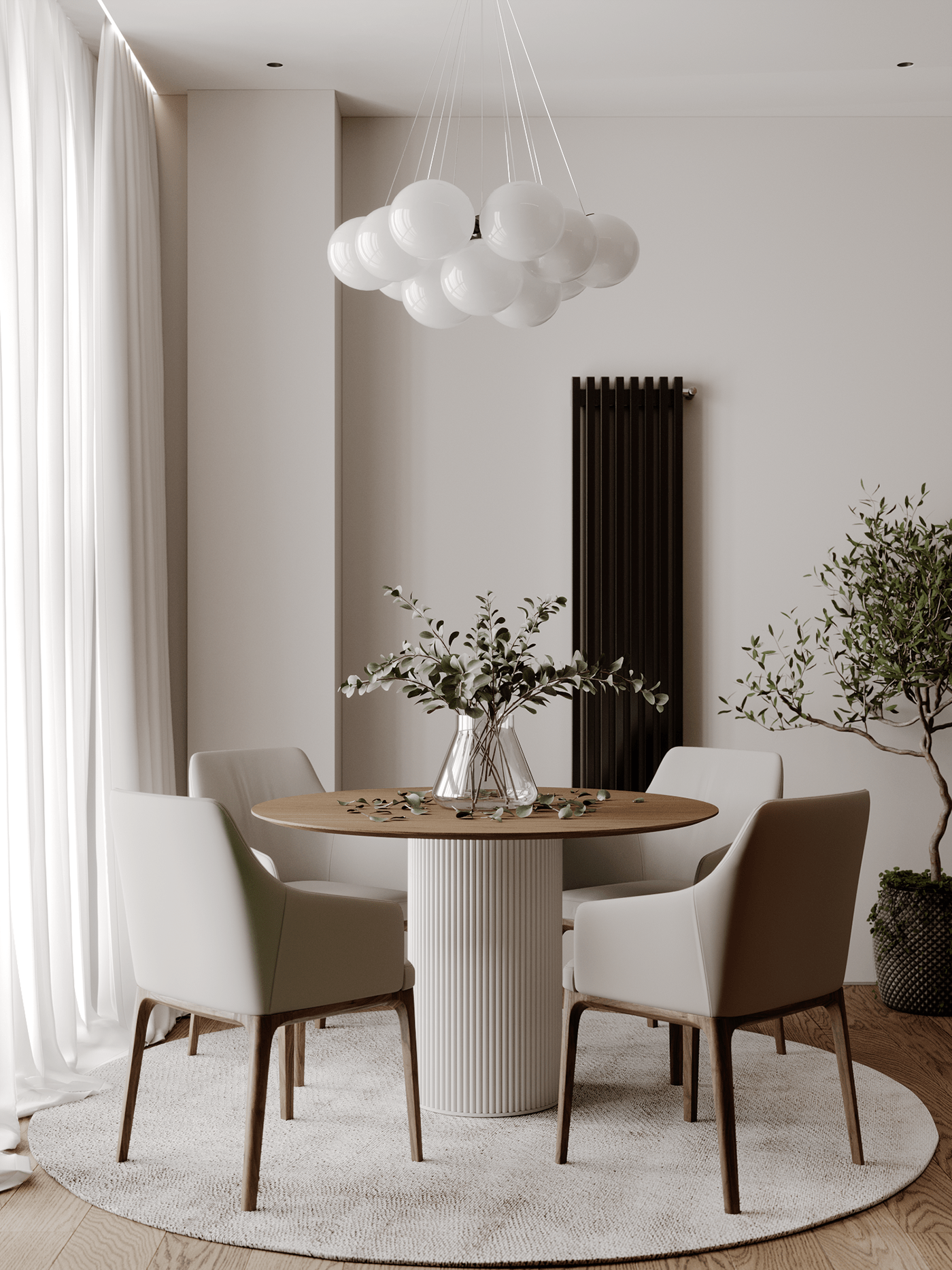 90平 开放式户型设计-11