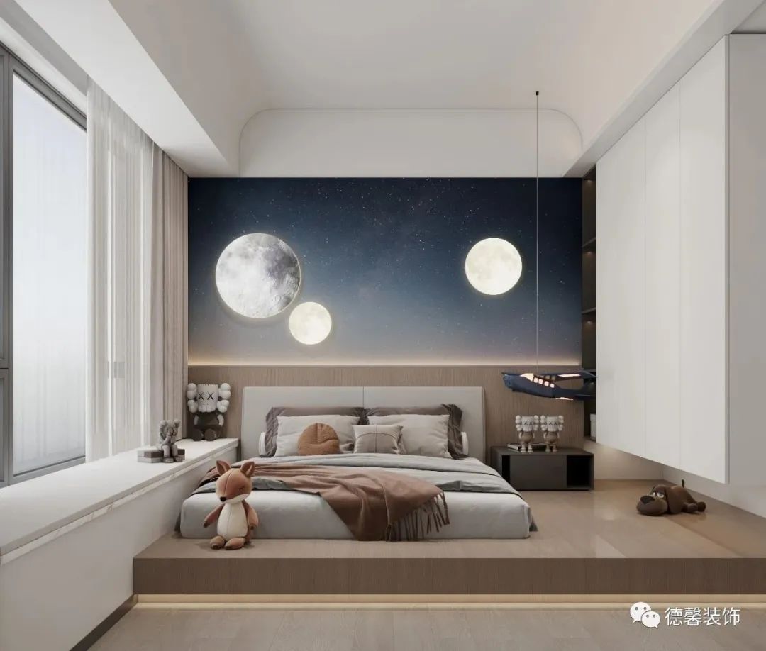 藏珑府现代法式混搭别墅丨德馨装饰-19