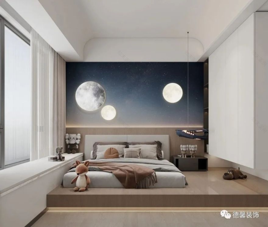 藏珑府现代法式混搭别墅丨德馨装饰-19