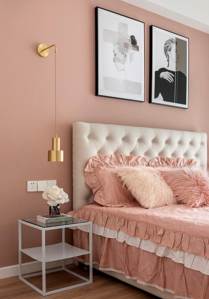 重庆初晨设计 · 童话粉色调平层空间-35