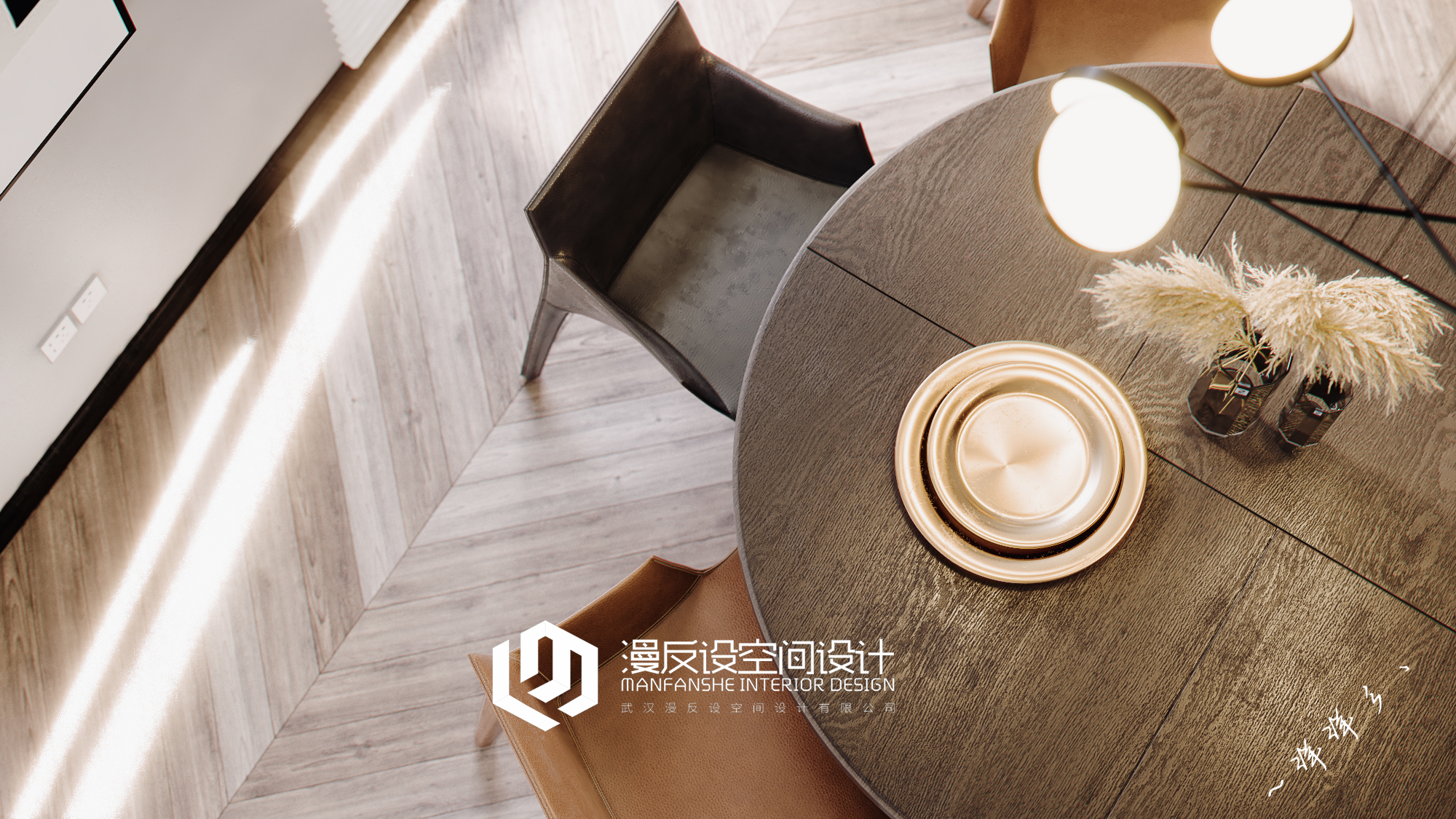北欧风客餐厅设计丨中国武汉丨武汉漫反设空间设计-4